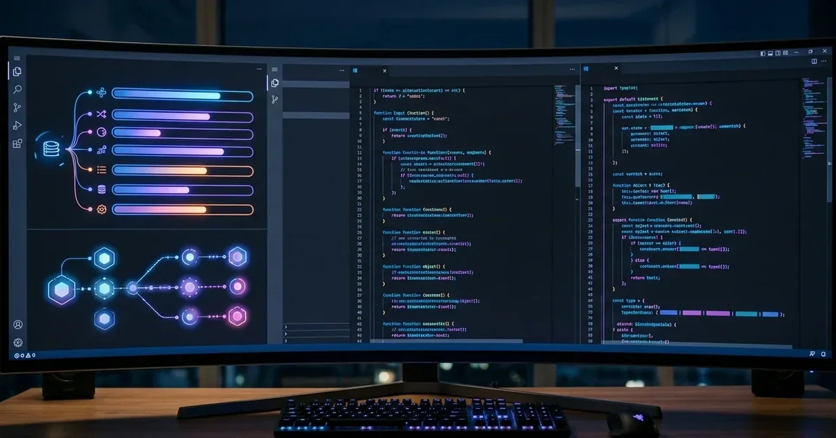Cline VS Code extension sidebar open showing an autonomous coding task in progress, dark editor theme