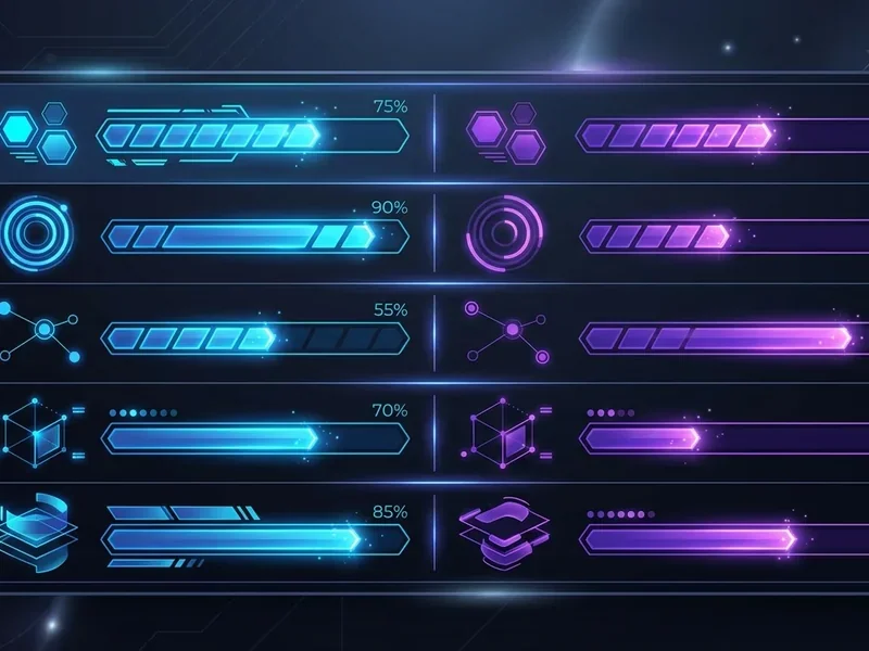feature comparison score card graphic for Copilot vs Cursor across five key dimensions, infographic style